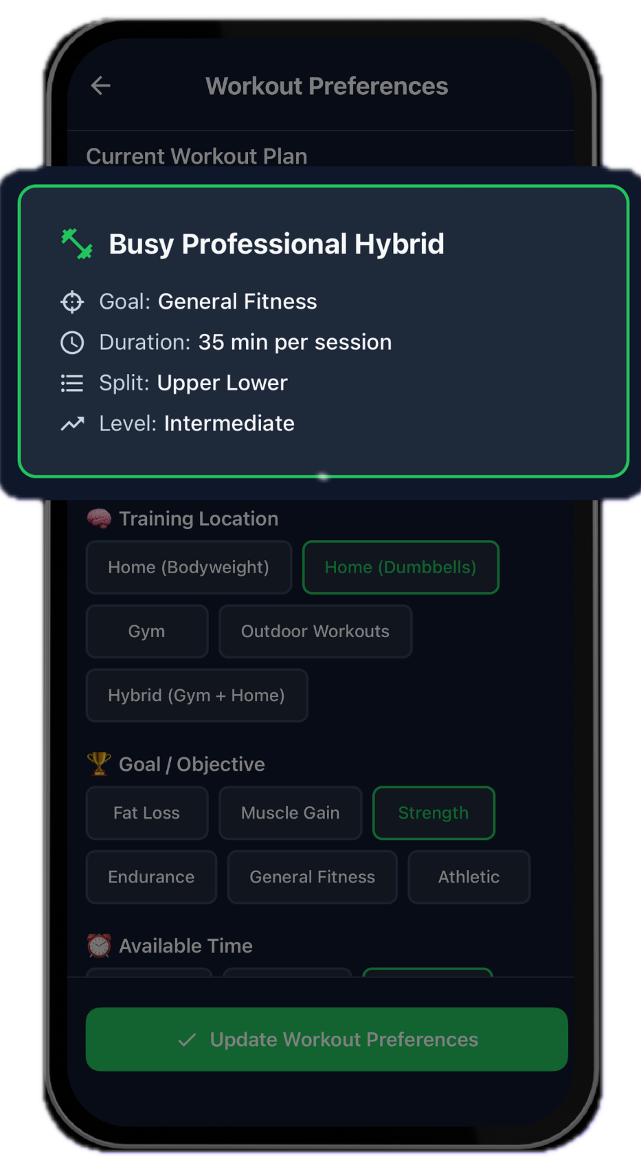 Exercise Tracking